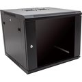 Rack Solutions Wall Mount Cabinet: Single Section, 9U X 600Mm X 600Mm, Includes 185-4760